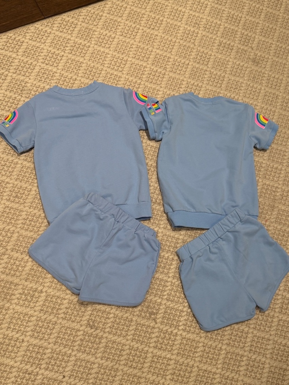 Lola + The Boys - Girls Blue Happy Daisy Matching Set - Size: 8Y - Picture 5 of 7
